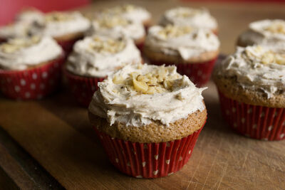 Coffee Walnut Cupcakes