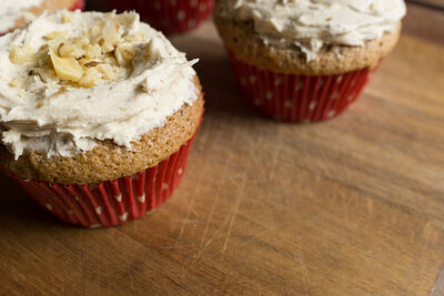 Coffee Walnut Cupcakes