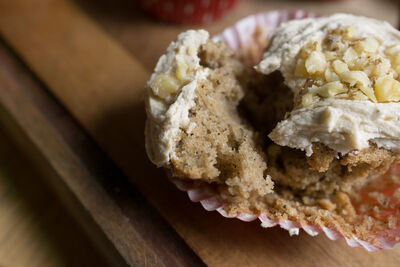 Coffee Walnut Cupcakes