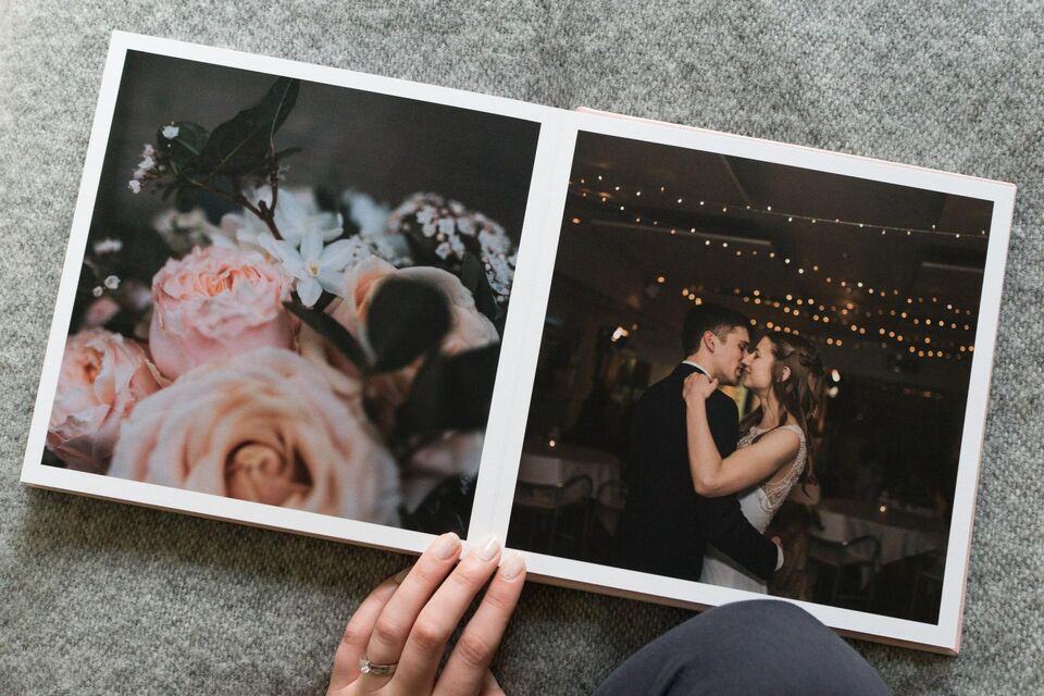 Artifact Uprising Layflat Wedding Album