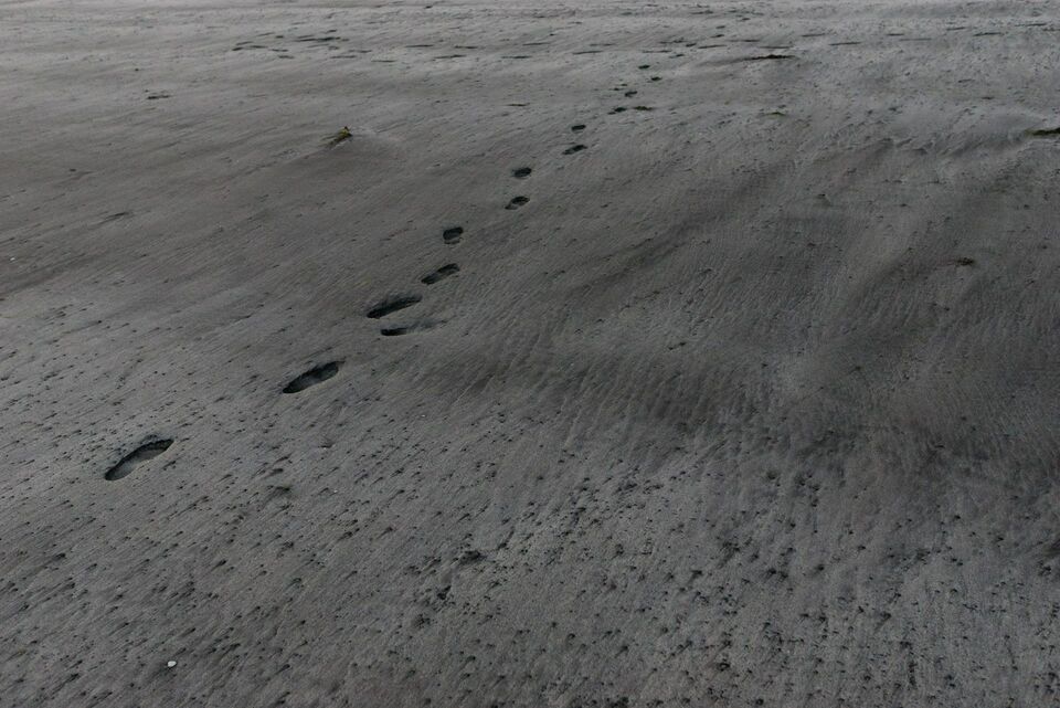 Glenbrittle footprints, Skye